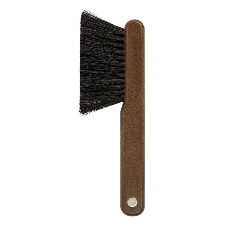Magnetic Coffee Powder Brush — Boar Bristles, Compact Design, Mess-Free Espresso Cleanup, Attaches to Metal Surfaces
