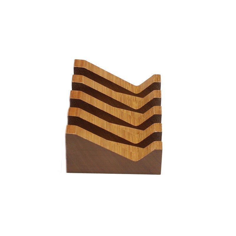 Oakova Self - Draining Wood Soap Dish Set (2 - Pack) | Waterfall Soap Saver for Bathroom & Kitchen - Oakova