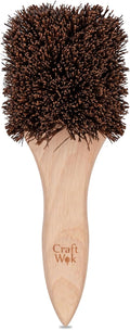 Coconut Fiber Grill Scrubber with Wooden Handle - Oakova