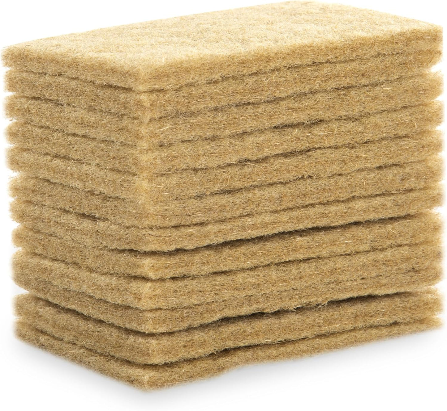 24-Pack Sisal Non-Scratch Scrub Pads — Plant-Based Kitchen Scouring Pads for Pots, Pans & Dishes — Eco-Friendly Cleaning