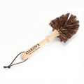 Coconut Fiber Flowerpot Brush — Beechwood Handle for Cleaning Plant Pots and Garden Tools