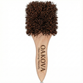 Coconut Fiber Grill Scrubber with Wooden Handle
