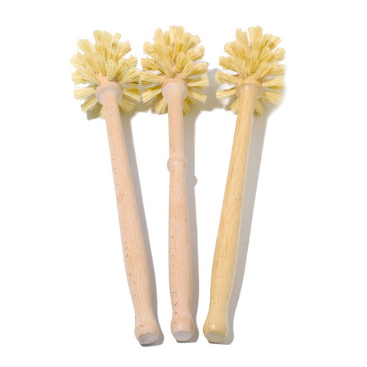 外贸供应木制马桶刷环保榉木剑麻材质清洁刷长柄清洁刷子家用