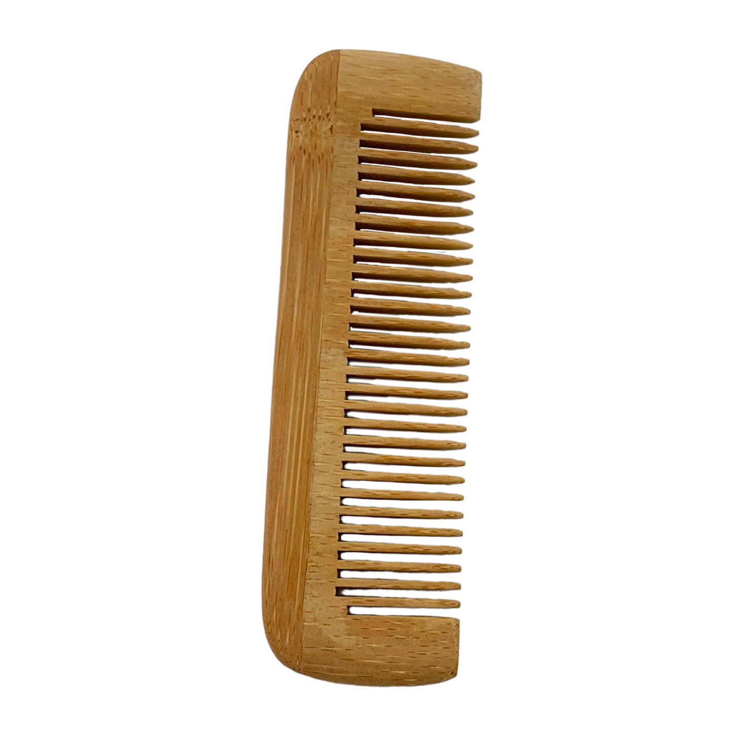 Bamboo Dual-Head Comb Set 3-Pack — Fine & Wide Teeth Design for Everyday Hair Styling and Detangling