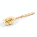 Natural Bamboo Bottle Brush – Long Handle Eco Cleaner for Water Bottles, Vases, & Baby Bottles (Plastic - Free) - Oakova