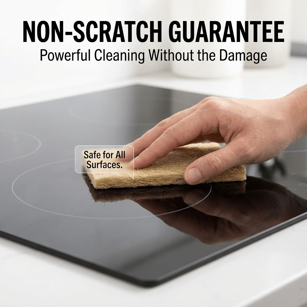 Oakova 24 - Pack Natural Sisal Scrub Pads | Biodegradable & Non - Scratch Scouring Sponges - Oakova