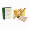 Oakova Complete Dishwashing Kit: Bamboo Brushes, Cellulose Sponges & Loofahs - Oakova