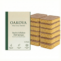 Oakova Dual - Sided Eco Dish Sponges (12 - Pack) - Sisal Scrub & Cellulose Core - Oakova