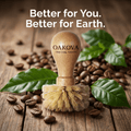 Oakova Espresso Portafilter Brush - Natural Sisal & Beechwood Handle - Oakova