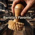 Oakova Espresso Portafilter Brush - Natural Sisal & Beechwood Handle - Oakova