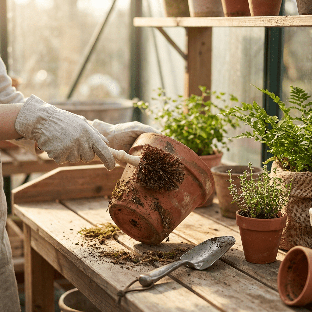 Oakova "Garden to Table" Eco - Clean Bundle: Natural Vegetable Scrubber (2 - Pack) & Coconut Fiber Pot Brush - Oakova