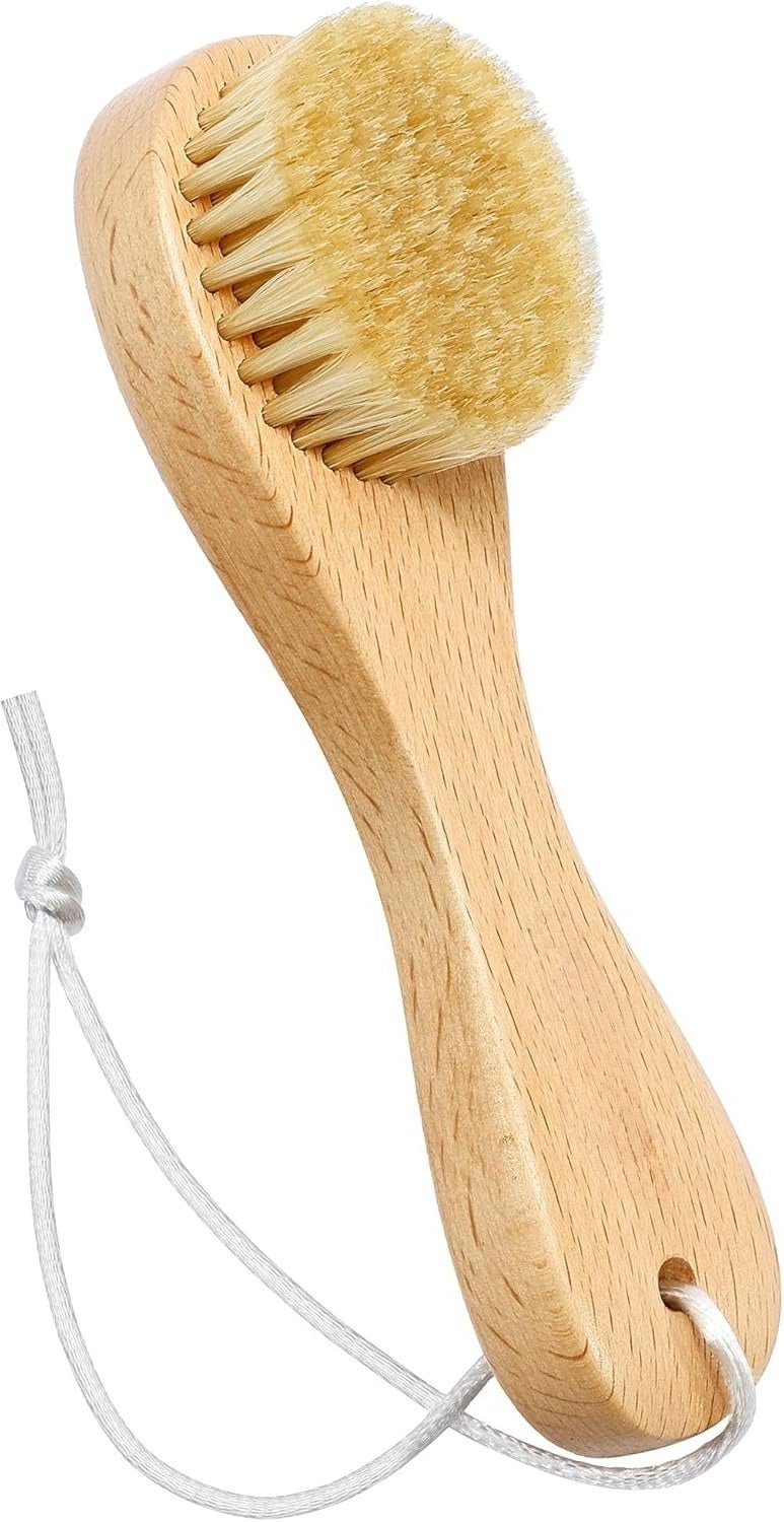 Oakova Natural Baby Hair Brush for Cradle Cap - Soft Boar Bristles - Oakova