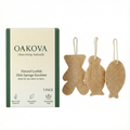 Oakova Natural Loofah Dish Sponge (3 - Pack) - Compostable & Non - Scratch - Oakova