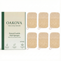 Oakova Natural Loofah Sponge Scrubber (6 - Pack) - Plant - Based & Non - Scratch - Oakova