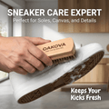 Oakova Natural Stain Remover Brush Set (2 - Pack) - Laundry & Sneaker Cleaning - Oakova