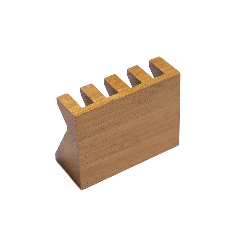 Oakova Self - Draining Wood Soap Dish Set (2 - Pack) | Waterfall Soap Saver for Bathroom & Kitchen - Oakova