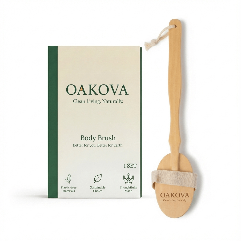 The 2 - in - 1 Detachable Body Brush - Oakova
