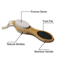 The 4 - in - 1 Bamboo Pedicure Tool - Oakova
