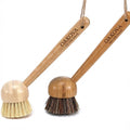 The Bamboo Dish Brush Duo (Soft & Stiff)） - Oakova