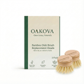 The Bamboo Dish Brush Refills (2 - Pack) - Oakova