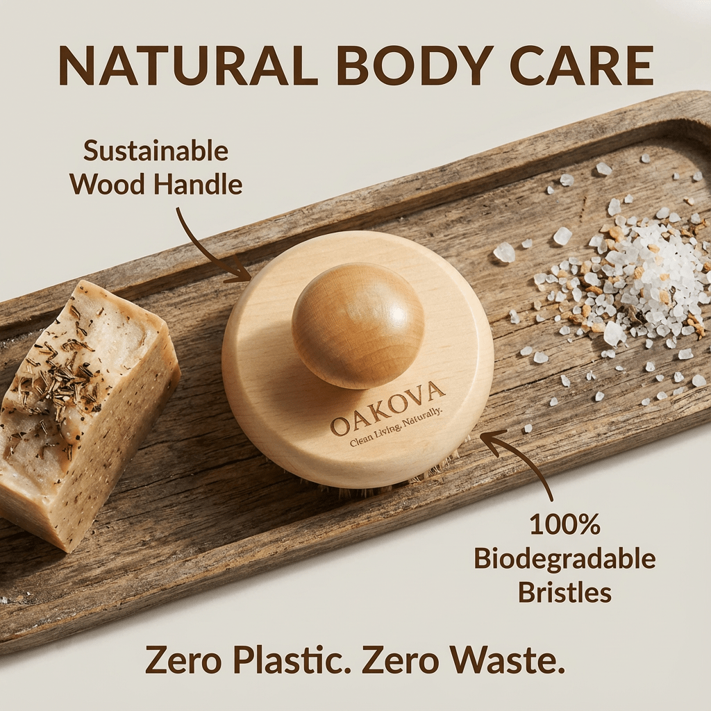 The Exfoliating Palm Body Brush - Oakova