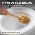The Minimalist Wood Toilet Brush & Stand - Oakova