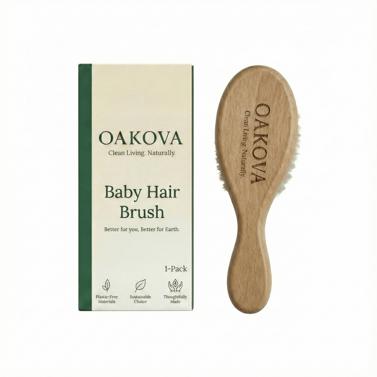 The Soft Goat Hair Baby Brush