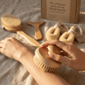 The Ultimate Body Detox Ritual Bundle | Dry Brush, Exfoliating Palm Brush & Wood Sculpting Tool - Oakova