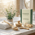 The Ultimate Body Detox Ritual Bundle | Dry Brush, Exfoliating Palm Brush & Wood Sculpting Tool - Oakova
