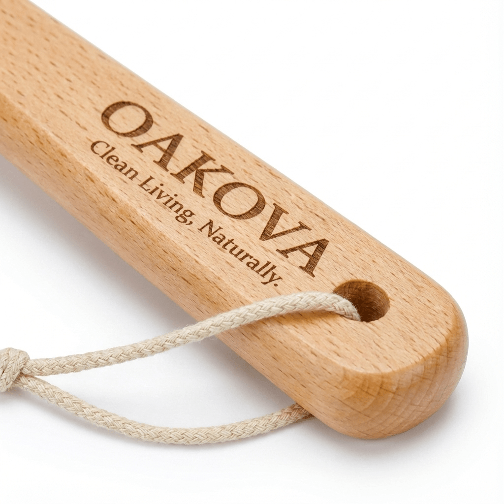 The Wire - Free Bamboo Grill Brush - Oakova