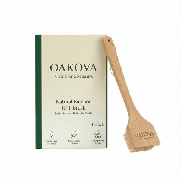 The Wire-Free Bamboo Grill Brush