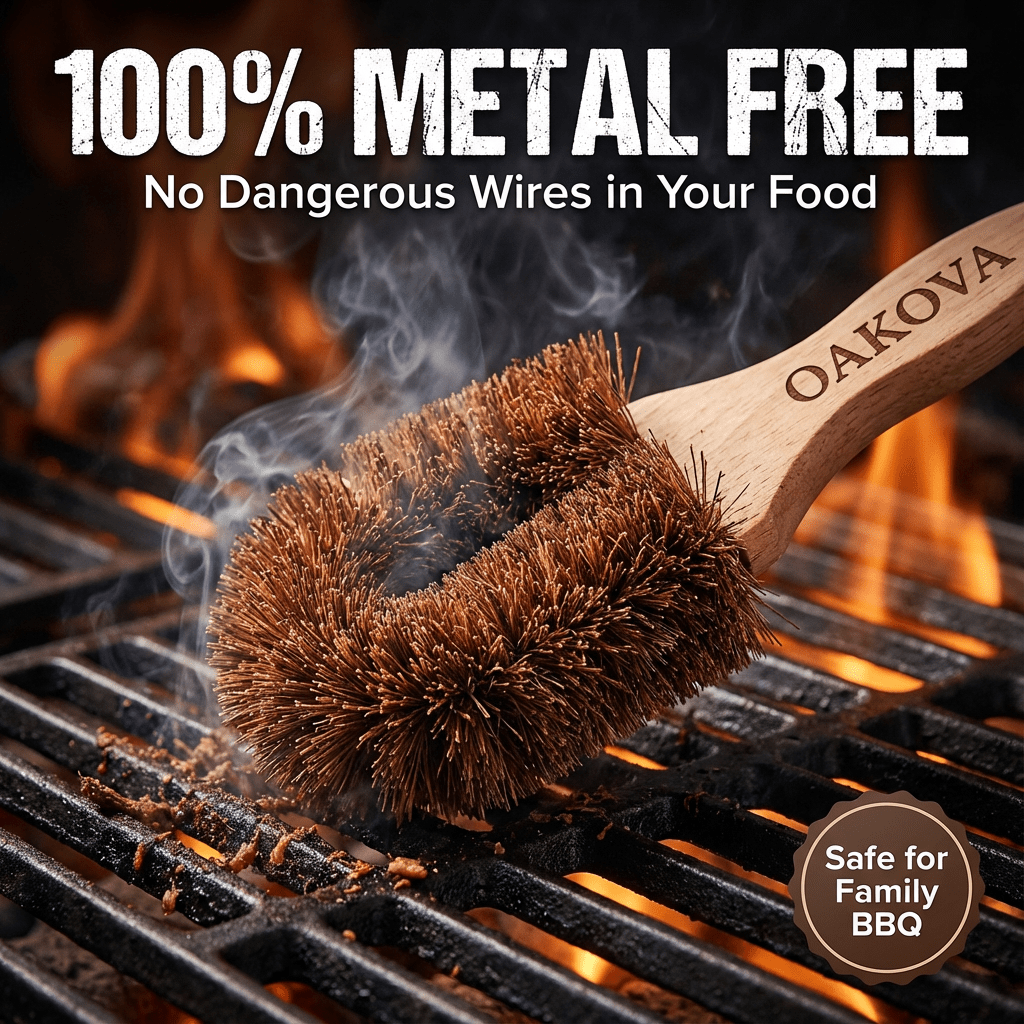 The Wire - Free Safe Grilling & Cleaning Kit - Oakova